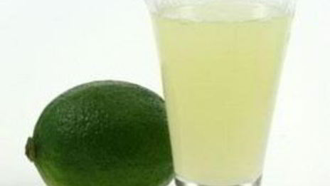 вишневый пунш с лаймом