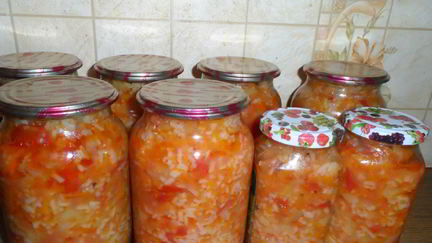 Салаты с рисом