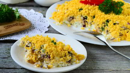 Слоеные салаты