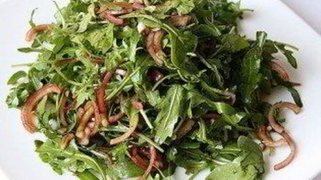 горячий салат с куриной печенью