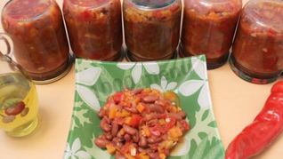 Греческий салат на зиму