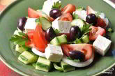 Греческий салат с фетой