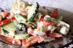 Греческий салат с капустой