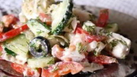 греческий салат с капустой