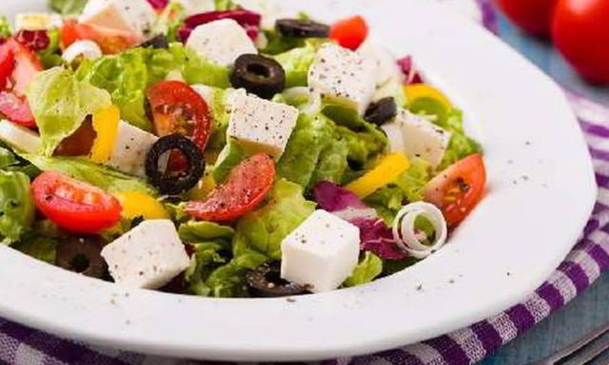 Рецепт греческий салат с маслинами