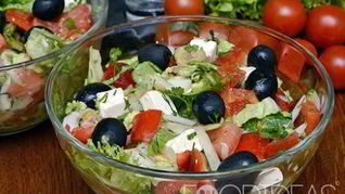 Греческий салат с пекинской капустой