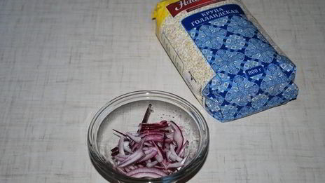 греческий салат с перловкой