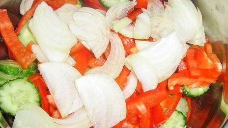 постный греческий салат