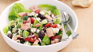 Салат Греческий с тунцом