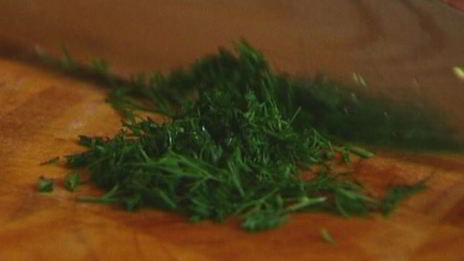 салат из гречки с брокколи и семгой