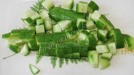 салат зеленый греческий с брынзой