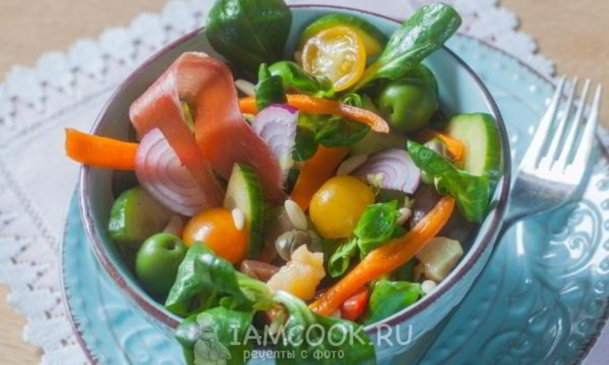 Рецепт итальянский салат корн