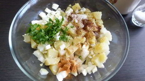 картофельный салат по-турецки