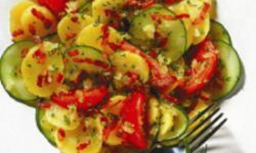 Рецепт картофельный салат с беконом