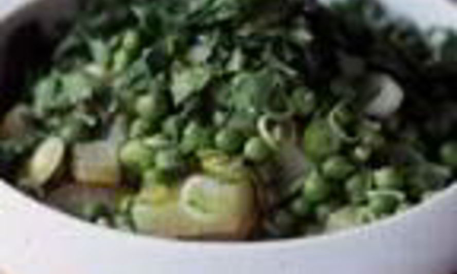 Рецепт картофельный салат с горошком и кинзой