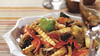 Картофельный салат с грибами