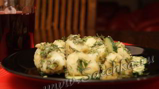 Картофельный салат с огурцами