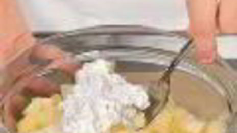 картофельный салат с сельдью