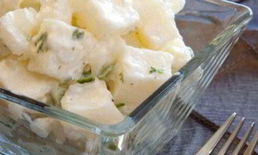 Рецепт картофельный салат с яйцами и горчичной заправкой
