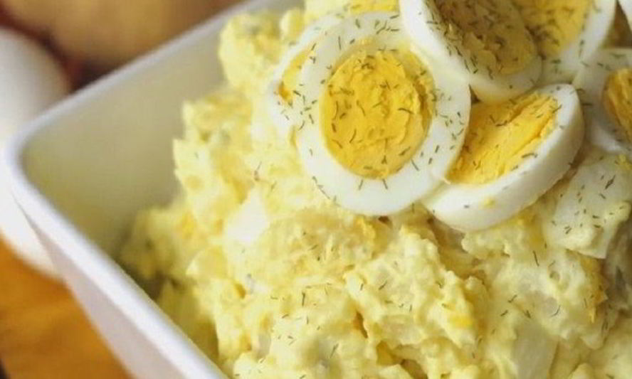 Рецепт картофельный салат с заправкой