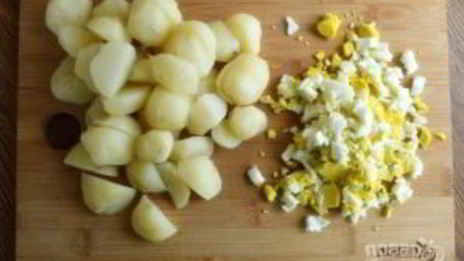 пряный картофельный салат с укропом