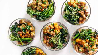 Пряный курино-картофельный салат Примитив