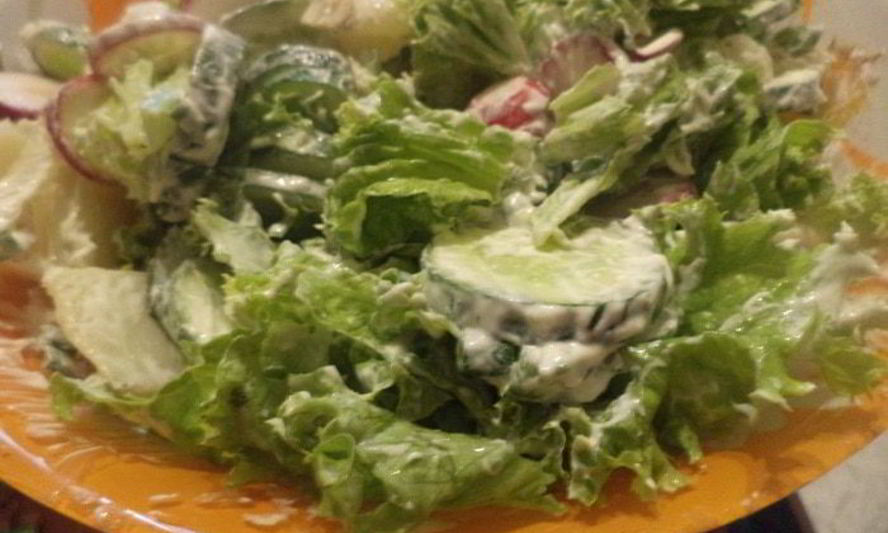 Рецепт салат из молодого картофеля и редиса