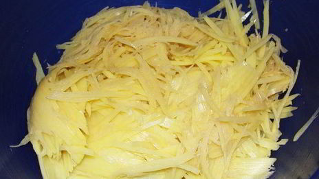 салат картофельный азиатская нотка с копченым тофу в томатном соусе