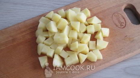 салат с картофелем и нутом