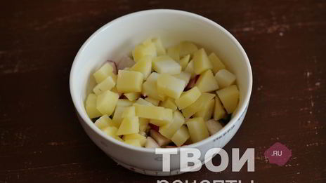 салат с картофелем
