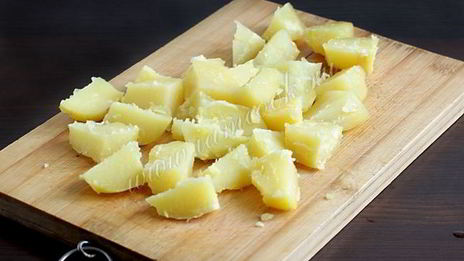 теплый салат с картофелем