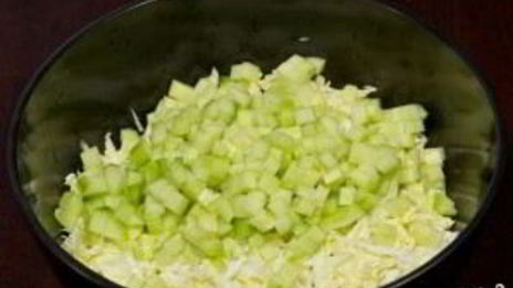 крабовый салат с пекинской капустой