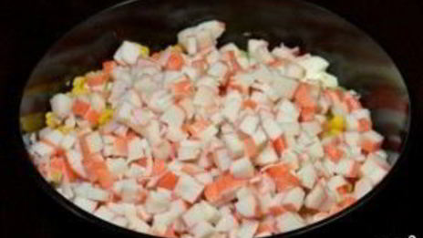 крабовый салат с пекинской капустой