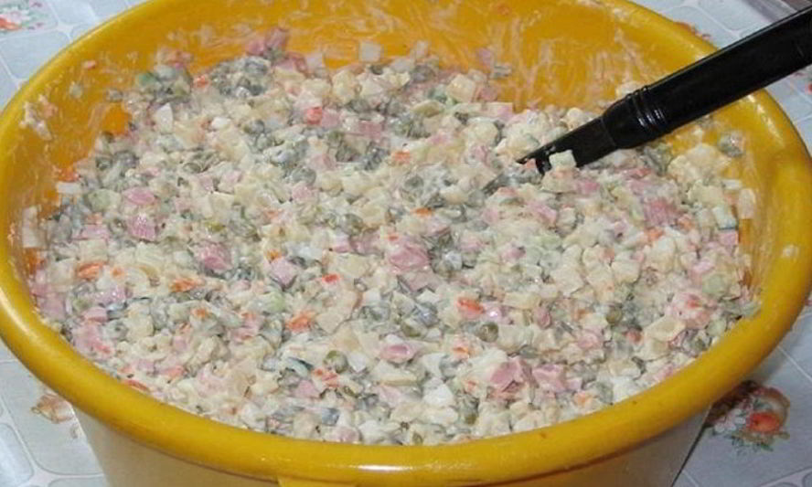 Рецепт классический салат оливье