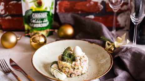 новогодний оливье