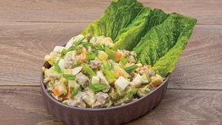 Новогодний советский Оливье с говядиной