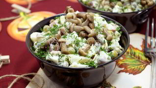 Оливье на Хэллоуин