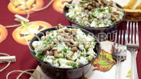 оливье на хэллоуин