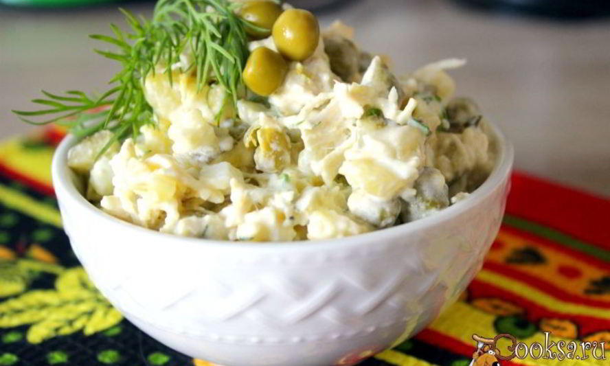 Рецепт оливье по-летнему