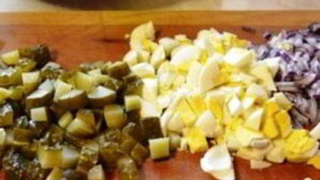 оливье с индейкой