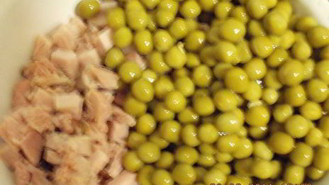 оливье с морковью, бужениной и зеленым луком