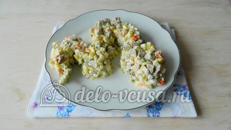 оливье с мясом