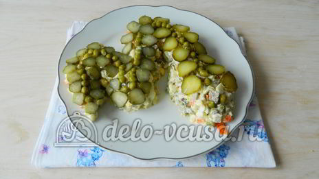 оливье с мясом