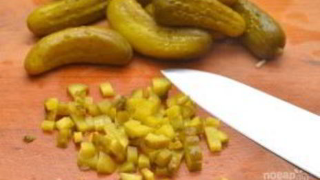 оливье с языком