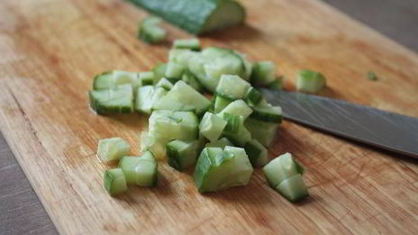 оливье с зеленым яблоком