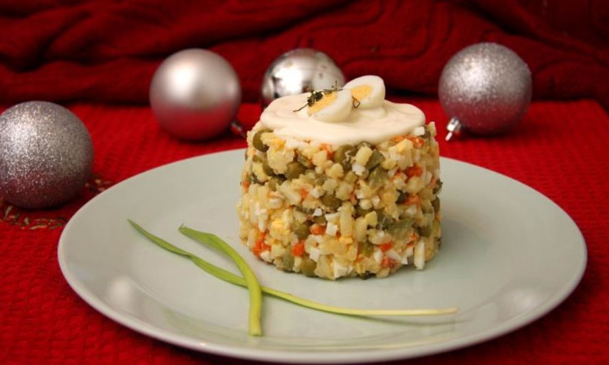 Рецепт праздничный оливье с курицей