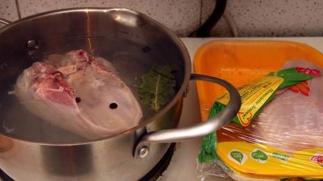 праздничный оливье с курицей