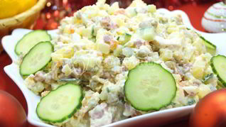 Салат Новогодний оливье