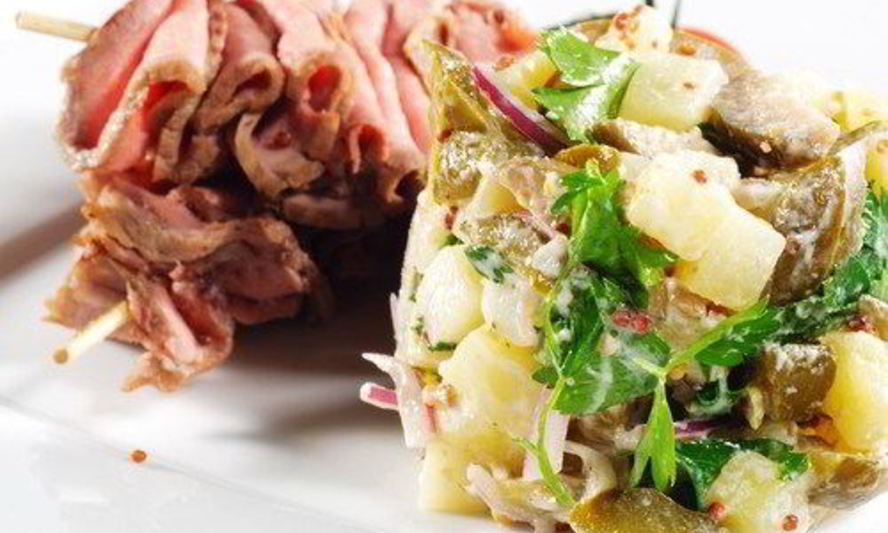 Рецепт салат оливье с кабачками