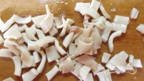 салат оливье с кальмарами